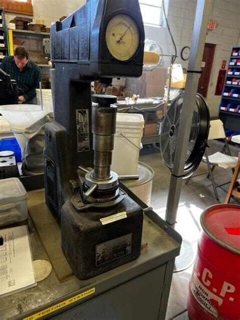 wilson rockwell hardness tester 3jr manual|wilson hardness tester harvey mudd.